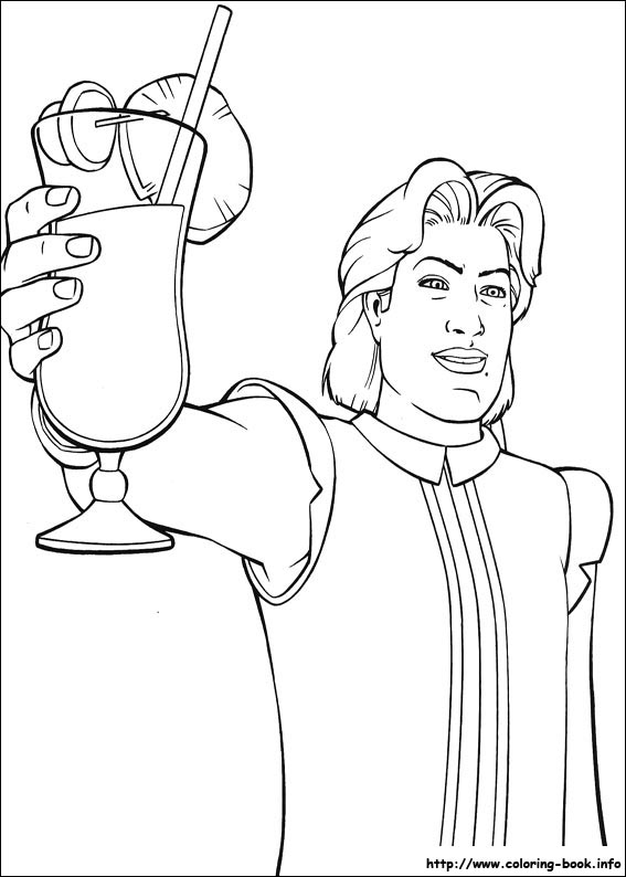 Shrek the Third coloring picture